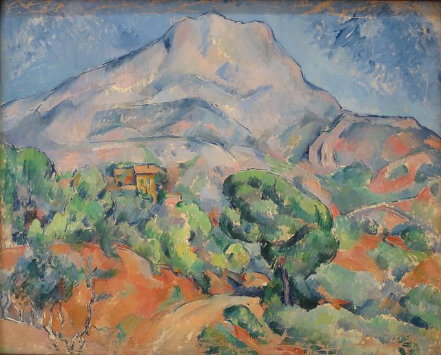 Road Before the Mountains, Sainte-Victoire - Paul Cezanne Painting